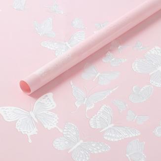 Folija gėlėms pakuoti lapais