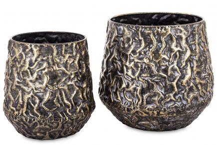 Metalinių vazonų kmpl. S/2