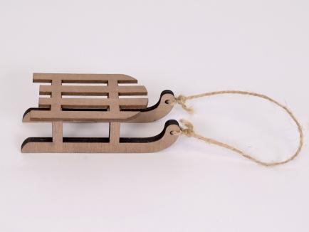 Pakabinamos medinės rogės