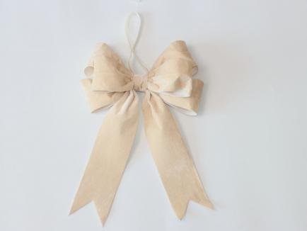 Velvetinis kaspinas Champagne