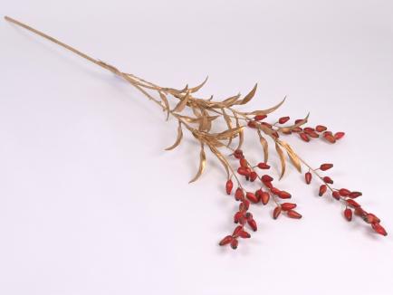 Kalėdinė šaka su uogomis